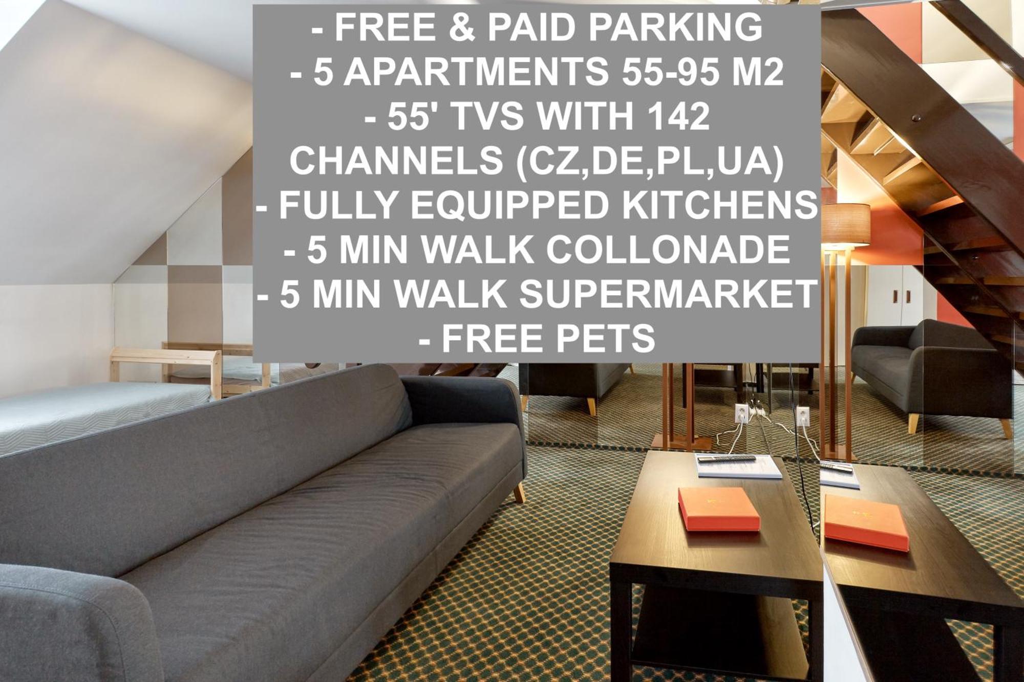 Excellent Apartments In Spa City Center 5 Min Walk From The Colonnade カルロヴィ・ヴァリ エクステリア 写真